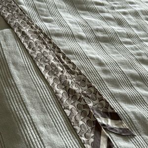 Coach silk pontytail scarf